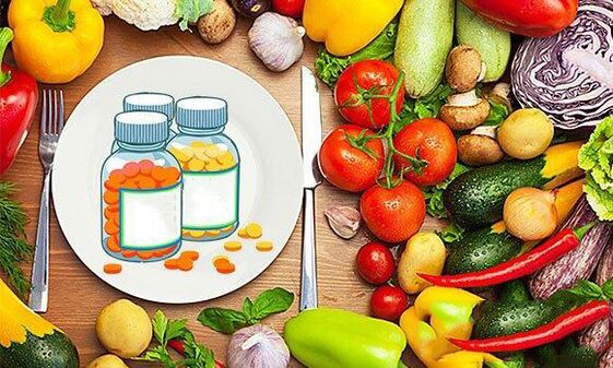 vitamini v izdelkih za povečanje potenciala
